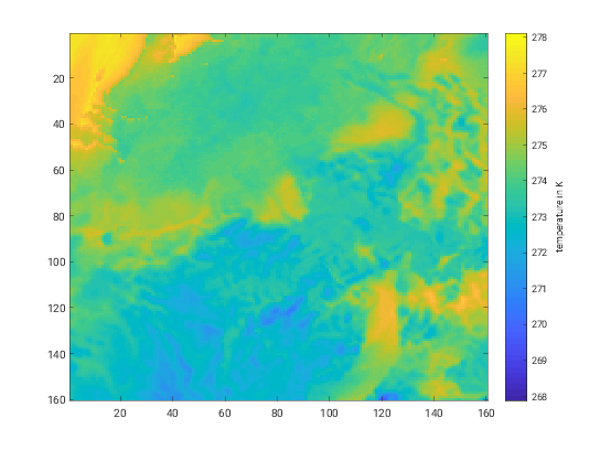 Coarse 10 m-temperature after downscaling with rules & susequent upscaling