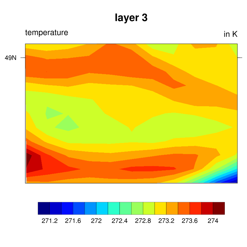 Detail of coarse temperature of layer 3